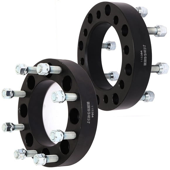 ROADFAR 1.5" 8x6.5 to 8x180 Wheel Adapters 14x1.5 Studs 130mm fit for 1991-2002 for C3500HD Wheel Adapters 1986-2000 for K2500 Wheel Adapters 2PCS