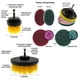 thumbnail image 4 of Juego de cepillos de taladro rotatorio de 6 piezas inalámbrico para bañera de vidrio de piso de baldosas (B) Sywqhk Accesorios para autos y motos, 4 of 8