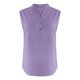 thumbnail image 4 of Camiseta sin mangas de verano para mujer, corte holgado, plisada, cuello en V, sin mangas, fluida, informal, 4 of 5