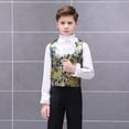 thumbnail image 2 of Traje de corte retro para niños y niñas, traje de actuación de seis días, conjunto de vestido de actuación teatral del príncipe azul, 2 of 6