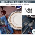 thumbnail image 5 of 24 Piece Cutlery Set, Tenghonghui Stainless Steel Flatware Silverware Set 6, 5 of 5