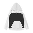thumbnail image 4 of KAUOD Teen Girls Cute Hoodies Long Sleeve Cotton Pullover Hoodie Sweatshirts Kids Oversized Casual Fall Fleece Tops Clothes, 4 of 7