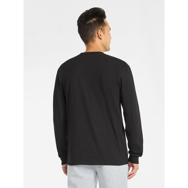 Athletic Works Men's Cotton Long-Sleeve Tee photo 3