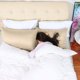 thumbnail image 4 of Funda de almohada de satén de lujo PiccoCasa, juego de 2, color marrón claro no estándar, 4 of 7