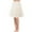 Beige, variant on Women's Solid Color Skirt Base Skirt No Penetration Skirt (50CM) Rip Skirt Length 2 Two Piece Skirt Set for Women Rhinestone Fringe Skirt Leather Skirts for Women A Line Skirt Suede Skirts for Women