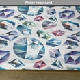 thumbnail image 6 of Ambesonne Watercolor Place Mats Set of 4, Diamond Gems Bridal, Standard Size, Multicolor, 6 of 6