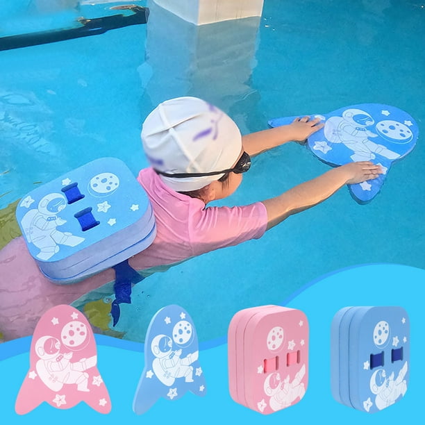 Tabla de natación EVA • Tabla flotante flotante de 39,5" x 35,5" para adultos y entrenamiento • Diseño de patrón azul