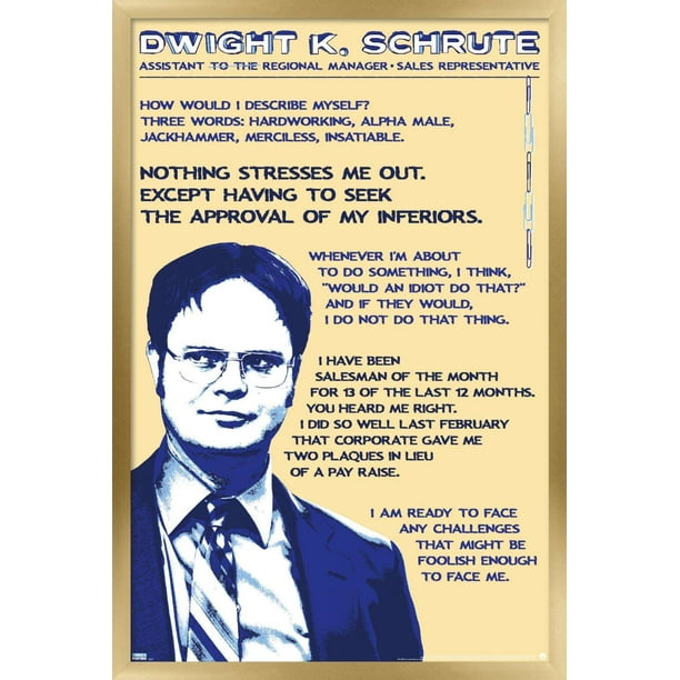 the office dwight schrute quotes poster walmart com