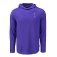 thumbnail image 2 of Men's Cutter & Buck Purple Kansas State Wildcats Coastline Epic Comfort Eco Recycled Long Sleeve Hoodie T-Shirt, 2 of 3