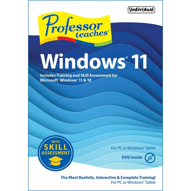 Professor Teaches Windows 11 with Skill Assessment Tutorial Set ...