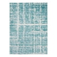 thumbnail image 2 of Jill Zarin Uptown Collection Area Rug - Lexington Avenue (9' x 12' 2" Rectangle Turquoise/Ivory), 2 of 6
