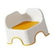 thumbnail image 5 of Taburete de baño para niños, ligero, portátil, banco de ducha ergonómico con respaldo Naranja, 5 of 9