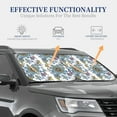 thumbnail image 4 of Fotbe Flowers and Butterflies 2-Piece Car Windshield Sun Shade | Sun Blocker for Car Windshield | Foldable Automotive Interior Accessories for Sun Protection-Small, 4 of 7