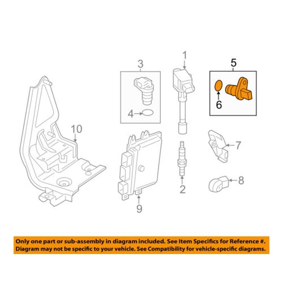 Chevrolet GM OEM-Engine Crankshaft Crank Position Sensor CPS 19316366