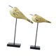 thumbnail image 2 of 2 estatuas de pájaros de madera, adornos de escritorio, regalos de inauguración de la casa, figuras decorativas de animales, decoraciones de pájaros, 2 of 9