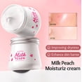 thumbnail image 3 of Crema hidratante, crema hidratante, crema facial Crema hidratante de leche y melocotón Crema hidratante Hidrata, nutre e ilumina el tono Crema facial de 80 g, 3 of 5