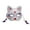 purple, variant on Greyghost Halloween Fox Mask with Tassels & Bell, Unisex Creative Cosplay Hand Painted, for Masquerade Ball Party, Wall Decoration, Kabuki Cosplay Costume Accessories, for Adults Kids