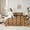 Brown 01, variant on Feelyou Pixelate Miner Bedding Comforter Set 7pcs, Green Square Abstract King Bedding Sets