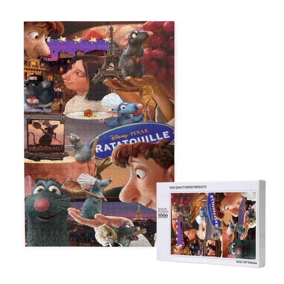 Ratatouille Jigsaw Puzzle,1000 puzzle pieces Gift Toys Art Home Decor