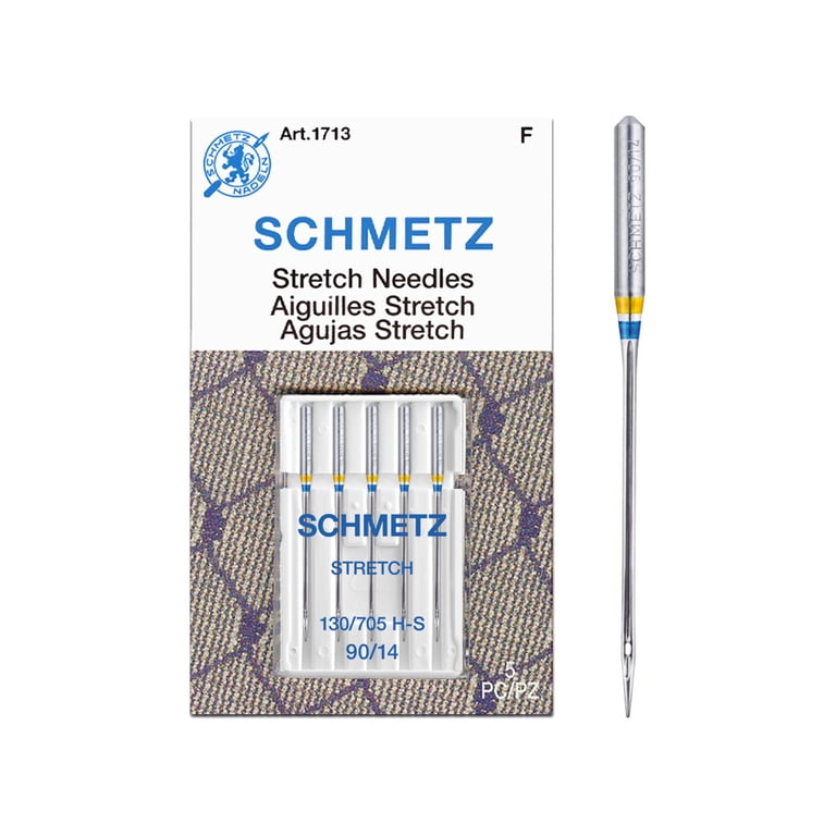SCHMETZ, Stretch Sewing Machine Needles, Size 90/14, 5ct - Walmart.com
