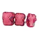 thumbnail image 4 of Conjunto de equipo de protección para niños, rodilleras, coderas, muñequeras, portátiles para niños gruesos Rosa Cola rodilleras, 4 of 8