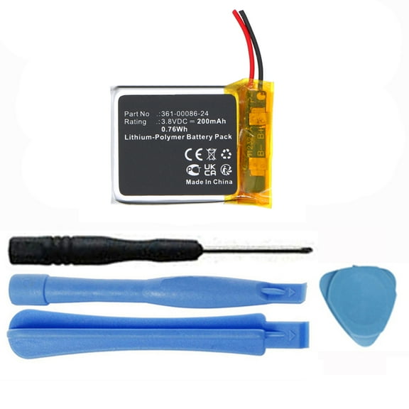 200mAh 361-00086-24 Battery Replacement for Garmin Instinct Solar Smartwatch