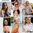 thumbnail image 2 of Gafas de sol Pro Acme pequeñas redondas de metal polarizadas para mujer, 2 of 9