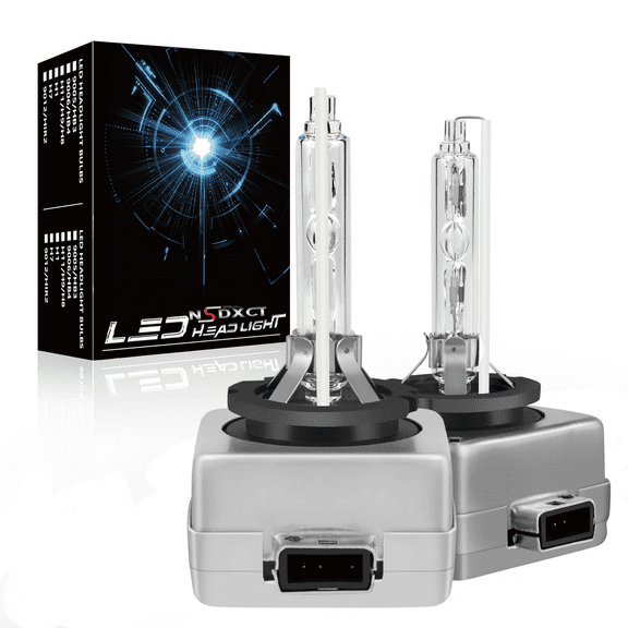 NSDXCT 35W D3S HID Xenon Headlight Replacement Bulbs 6000K, Pack of 2