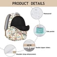 thumbnail image 3 of Fashion Butterfly Student Backpack Colorful Floral Pattern Cute Butterflies Aesthetic Bookbag for Student, 3 of 6