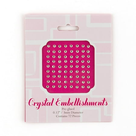 Weddingstar Stationery Jewels In Clear Crystal 72 Pieces