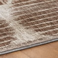 thumbnail image 5 of Addison Rugs Dream Shag Premium Machine Washable Transitional Geo, Circles Brown Rectangle Rug, 9' x 12', 5 of 8
