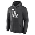 thumbnail image 2 of Men's Charcoal Los Angeles Dodgers Monochrome Pullover Hoodie, 2 of 3