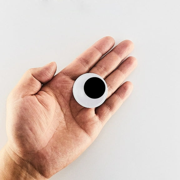 Xloro Self Adhesive Googly Eyes Assorted Sizes Giant Wiggle Eyes Craft Supplies for Refrigerator DIY Decorations Handmade Projects & Holiday Crafts (1Pair 1.57")