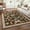 Brown, variant on Mushroom Insect 3ft Round Rug Washable Non-Slip Soft Ultra-Thin Small Boho Circle Carpet for Entryway Kitchen Bedroom Nursery Dining Room Brown