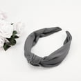 thumbnail image 6 of Unique Bargains 1 Pcs Knotted Headbands Women Hairband Hair Hoop for All Hair Hair Accessories Gray, 6 of 7