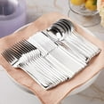 thumbnail image 3 of Prestee Cutleries 300 Piece Disposable Plastic Flatware Set with Metallic Finish Handles, 3 of 5
