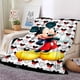 thumbnail image 3 of Manta ligera con estampado de Mickey Minnie de Disney para sala de estar, dormitorio, habitación de los niños, manta cálida, regalo de Navidad, 3 of 5