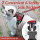 thumbnail image 4 of Escape Proof Soft Adjustable Vest Harnesses For Cats, Easy Control Reflective Strips, Pink, 4 of 5