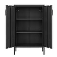 thumbnail image 6 of Seizeen Metal Storage Cabinet for Tool Garage Home Improvement, Storage Cabinet with Doors and Shelves Adjustable, Black, 6 of 12