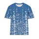 thumbnail image 4 of Fiudx Ropa de Mujer Top de Manga Corta con Cuello Redondo y Estampado Informal para Mujer, 4 of 4