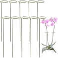 thumbnail image 1 of Kit 10 Tutores para Plantas - Soportes para Plantas Trepadoras y Flores - Tutor Verde - Ayuda a Crecer tus Flores - Tutores para Tomate de Jardín - Tutores para Orquídeas, Amarilis, Peonías, Pimiento, 1 of 5