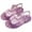 Purple, variant on UngA Kids Sandals Girls Toddler Girl Sandals Flower Girl Dress Shoes Open Toe Little Kid Summer Flats Girls Dance Shoes(Pink,Size 2)
