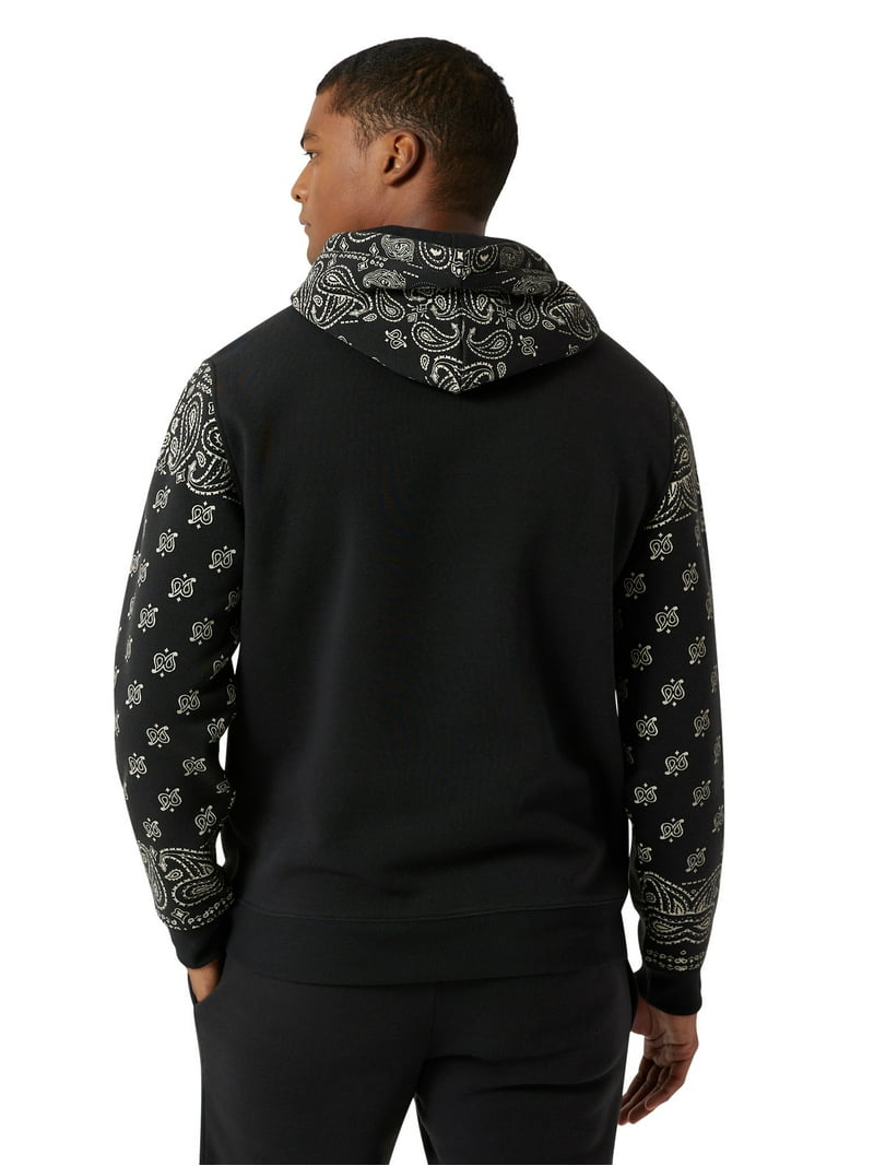 Dogg Supply by Snoop Dogg Men's & Big Men's Paisley Fleece Hoodie