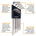 thumbnail image 5 of Set 22 BriteGuard and GoldGuard Ball End L-Wrench in/MM, 5 of 5