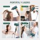 thumbnail image 2 of Secadora de Cabello,1800W Secador Cabello de I&oacute;nico Negativo,3 Velocidades de Ajuste Fr&iacute;o/Calor,Portatil y Plegable,Secadora para Cabello Profesional Con Boquilla y Difusor,Apto, 2 of 9