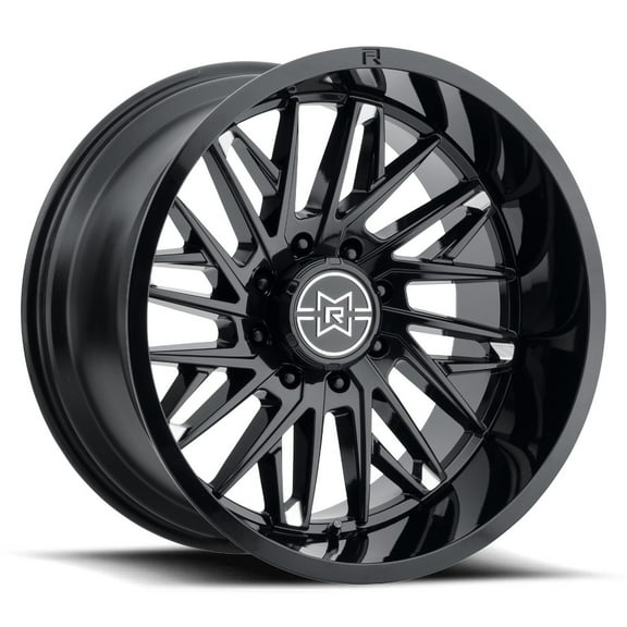 20x12 Method MR801 Raised Gloss Black Milled Wheel 8x180 (-40mm)