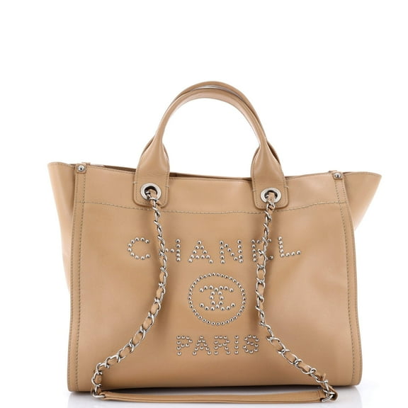 Pre-Owned Deauville Tote Studded Caviar Small By Rebag