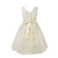 thumbnail image 3 of Rswnyirn Kids Flower Girls Pageant Bridesmaid Wedding Birthday Party Ball Gown Cream 14, 3 of 7