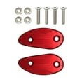 thumbnail image 3 of 2x Plaques de Blocage de Miroir en Aluminium Faciles à Installer pour CBR1000rr Rouge, 3 of 9