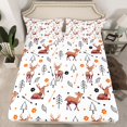 thumbnail image 2 of Castle Fairy Kids Children Safari Deer Full Size Sheets,Polka Dots Flowers Bed Sheets, 2 of 7